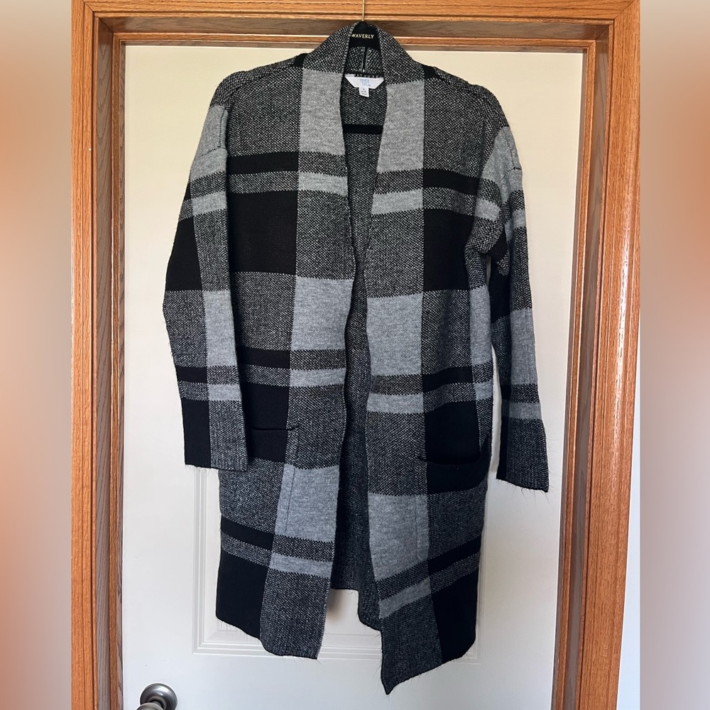 Plaid sweater